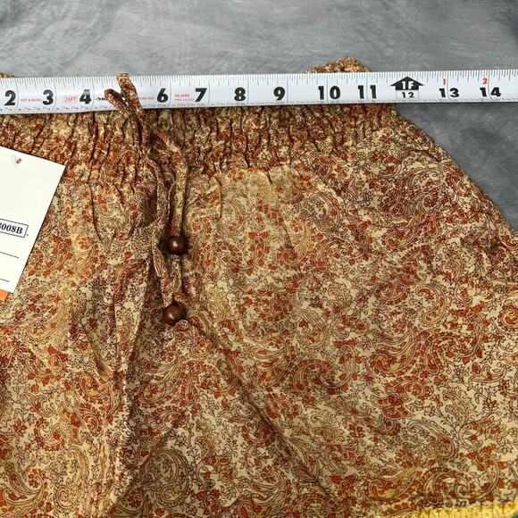 NEW Mini Shorts XXS or Youth Sustainable Fashion Junglee Billee Brand Paisley - Picture 6 of 8
